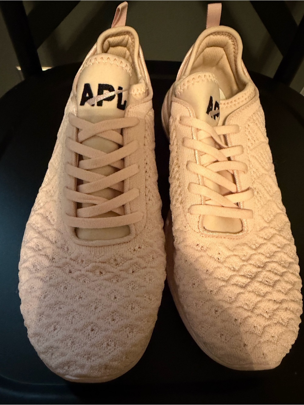 APL TechLoom Knit Sneaker in Light Blush